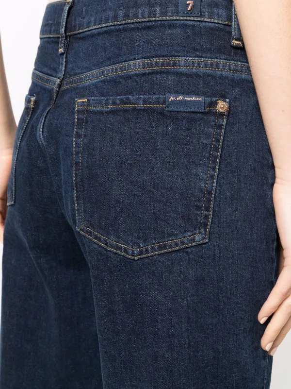 mid-rise straight jeans for women 