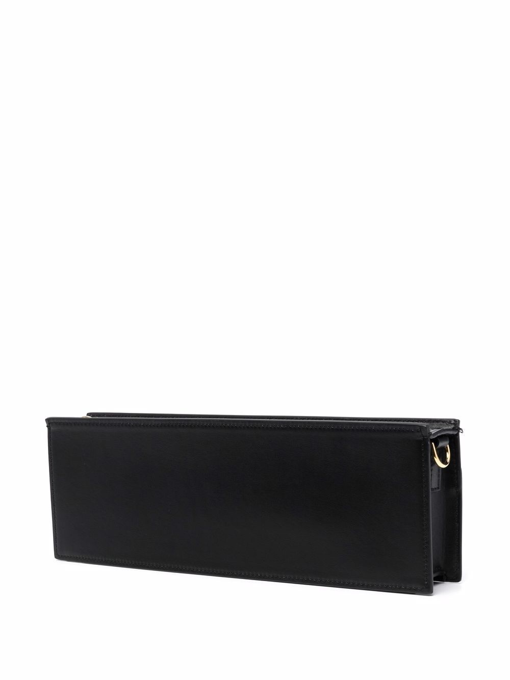 Shop Jacquemus Ciuciu Long Rigid Shoulder Bag In Schwarz