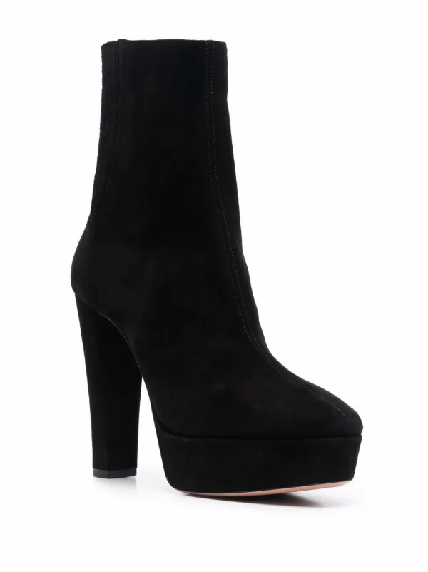 ショートブーツ・ブーティ AQUAZZURA FW25 Ankle boots (SHOMIDB3 SUE000) Manzoni Bootie 85 BLACK Aquazzura@ Official