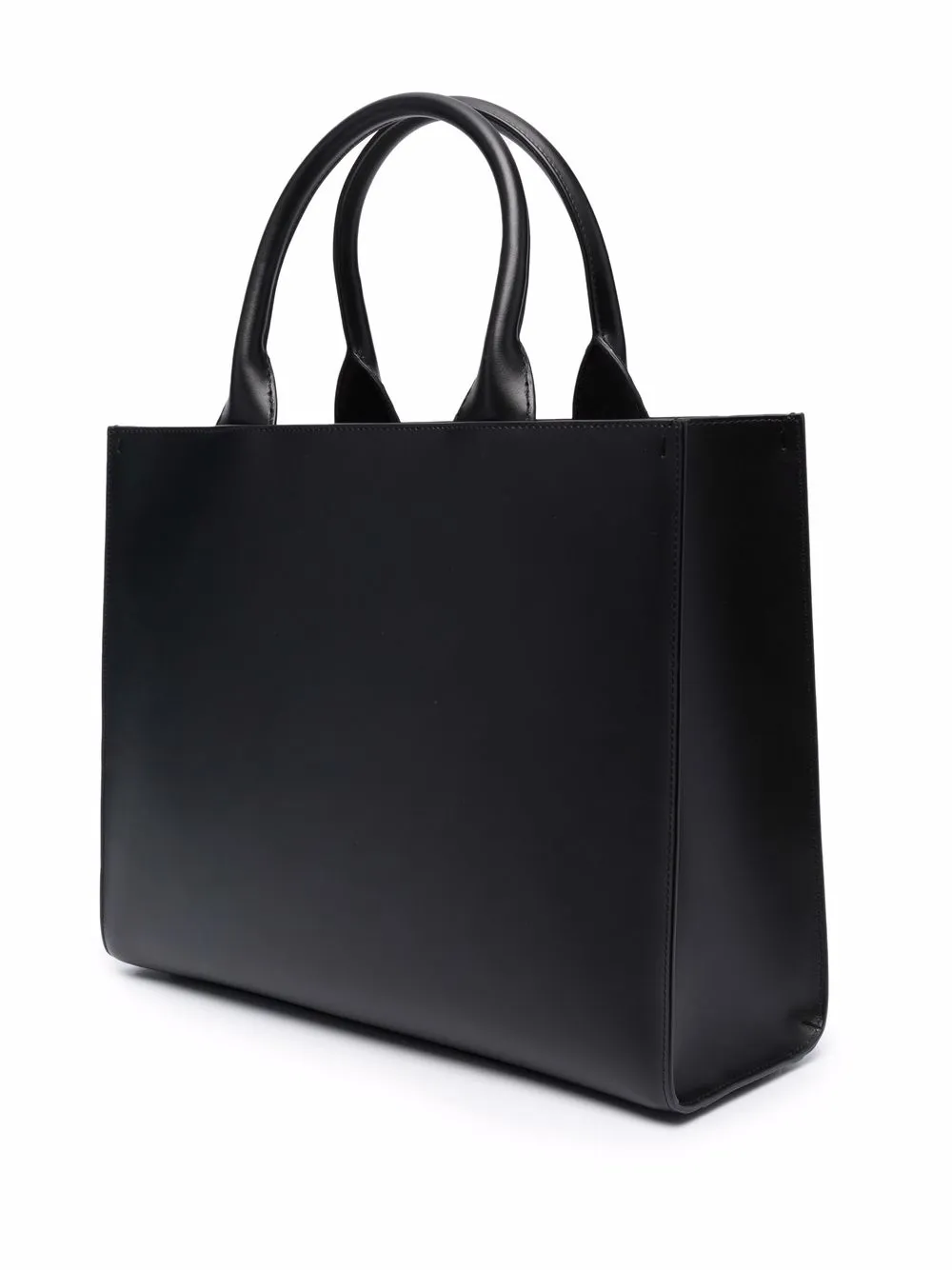 Shop Dolce & Gabbana logo-debossed leather tote bag with Express ...