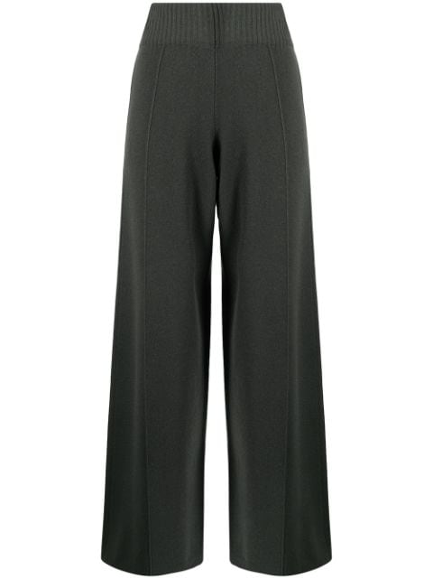 Pringle of Scotland high-waist wide-leg knitted trousers