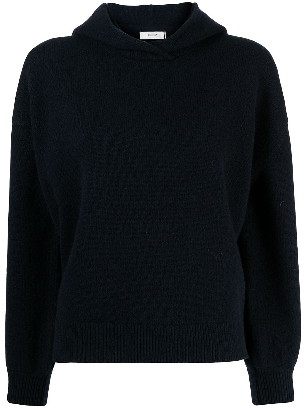 wool-cashmere hooded jumper