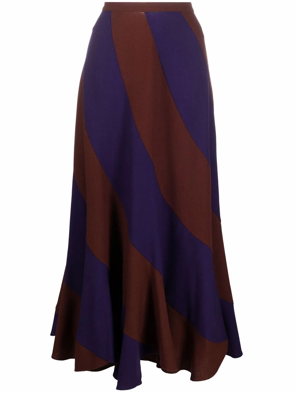 Plan C striped wool skirt