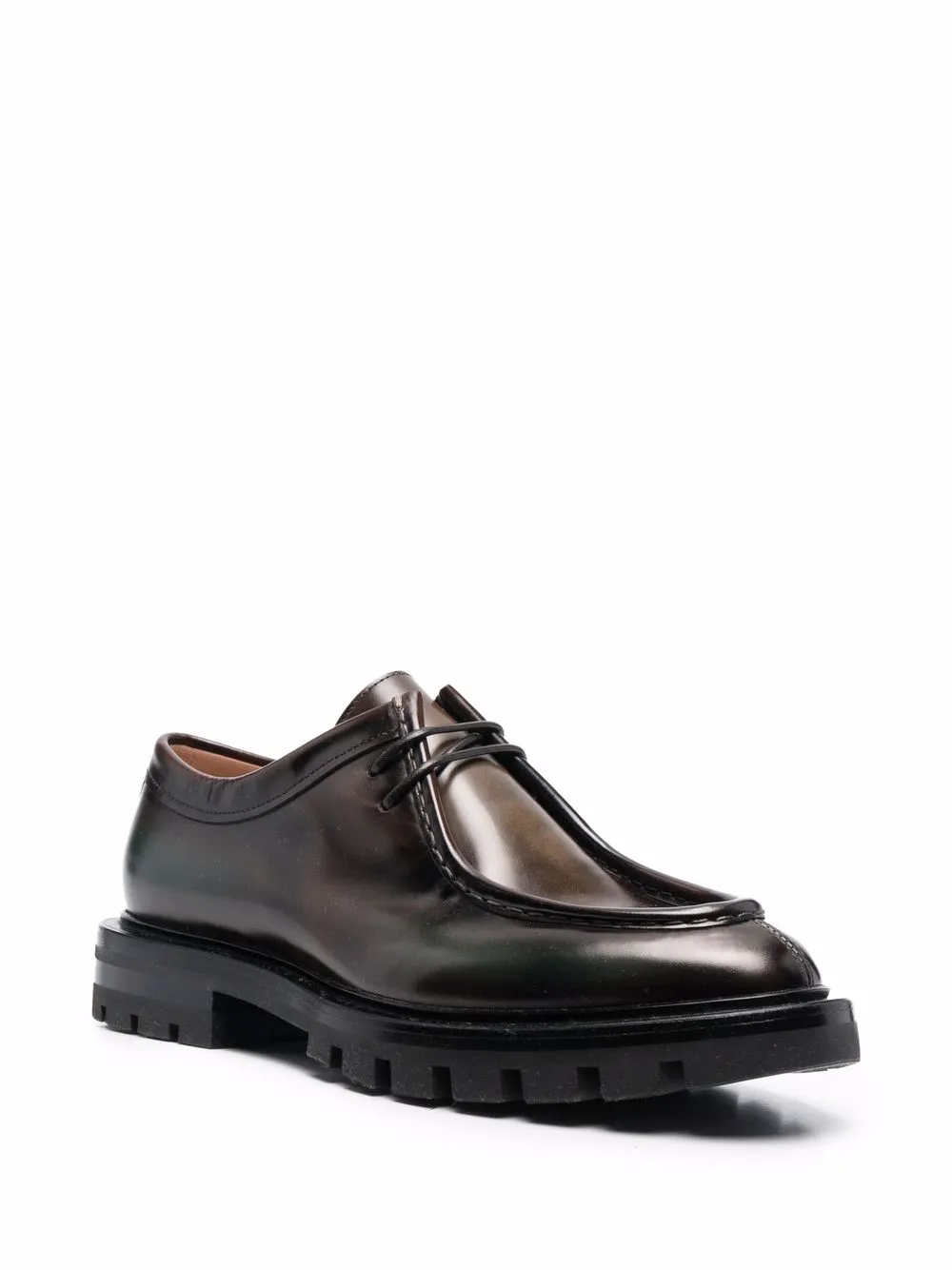 фото Santoni туфли на шнуровке