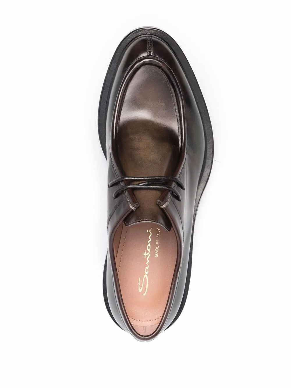 фото Santoni туфли на шнуровке