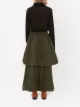 JW Anderson layered drawstring-waist skirt