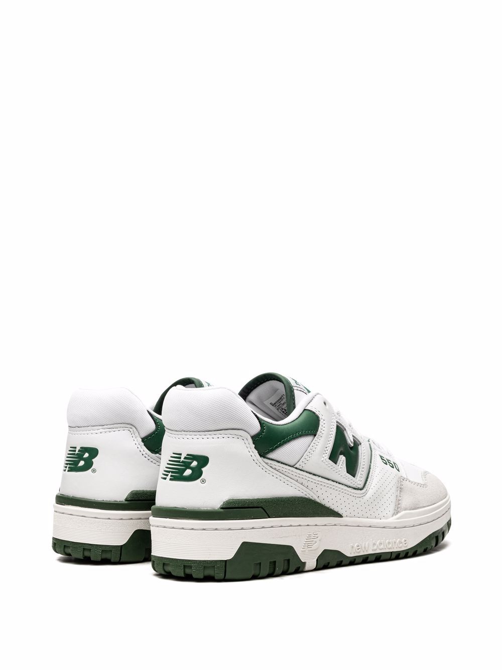  New Balance 550 white/team Forest Green Sneakers 
