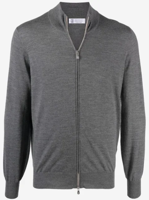 Brunello Cucinelli zipped knit cardigan