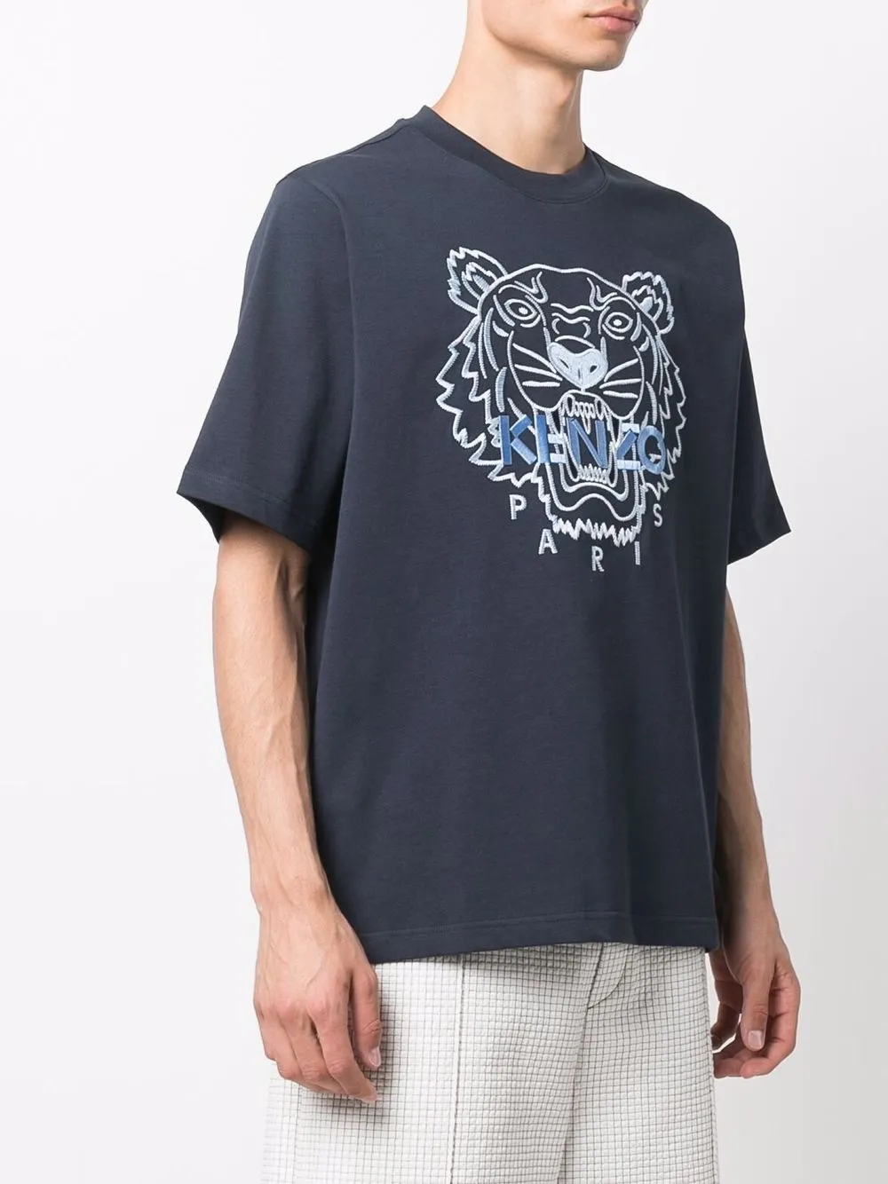 фото Kenzo футболка с вышивкой tiger