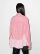Brøgger Arna peplum-hem striped shirt
