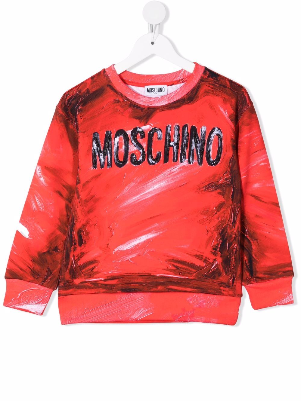 фото Moschino kids толстовка с логотипом