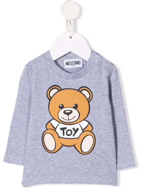 Moschino Kids teddy bear print T-shirt