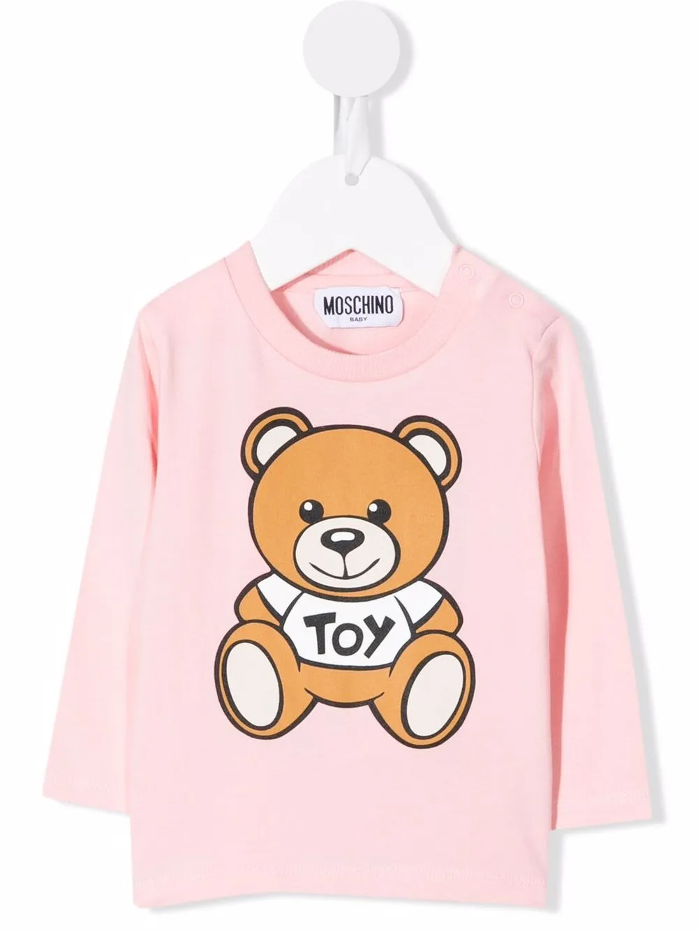 фото Moschino kids футболка с принтом