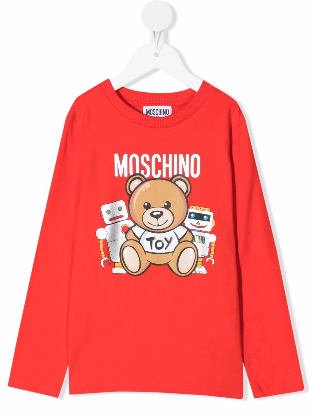 фото Moschino kids толстовка с логотипом