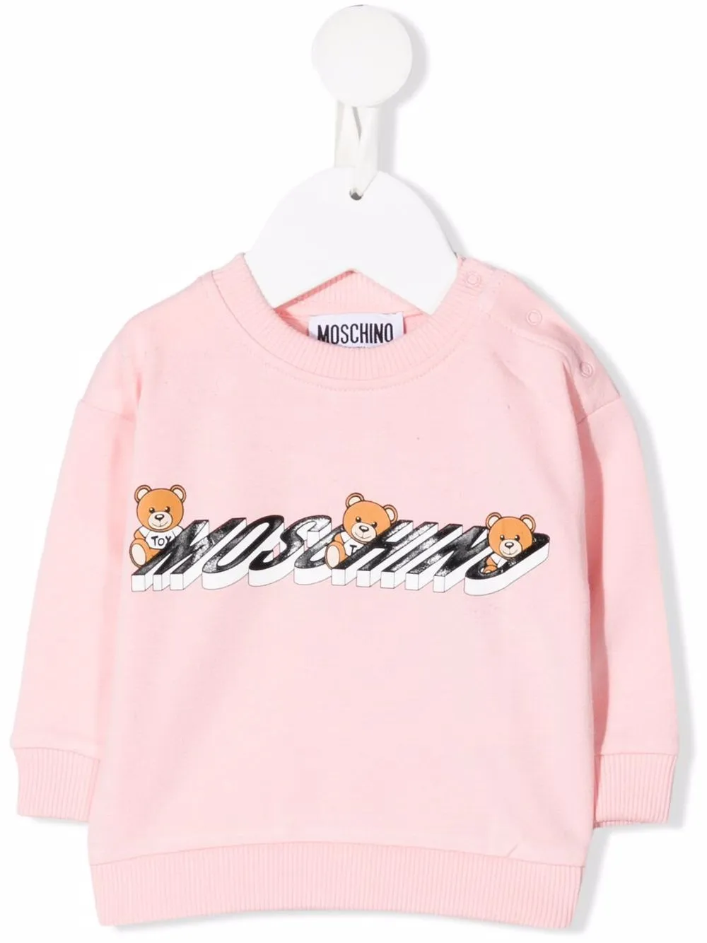 фото Moschino kids толстовка с логотипом