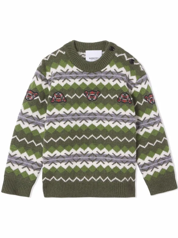 kids fair isle jumper