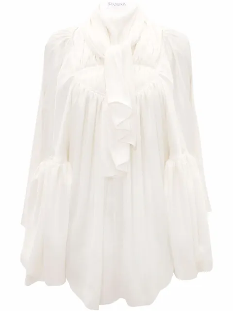 JW Anderson cowl-neck flared blouse