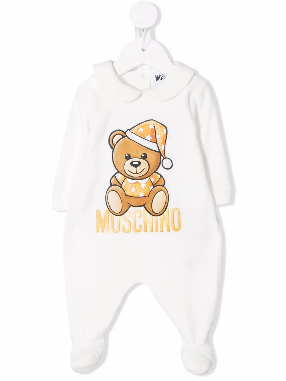 

Moschino Kids pijama con estampado Teddy Bear - Blanco