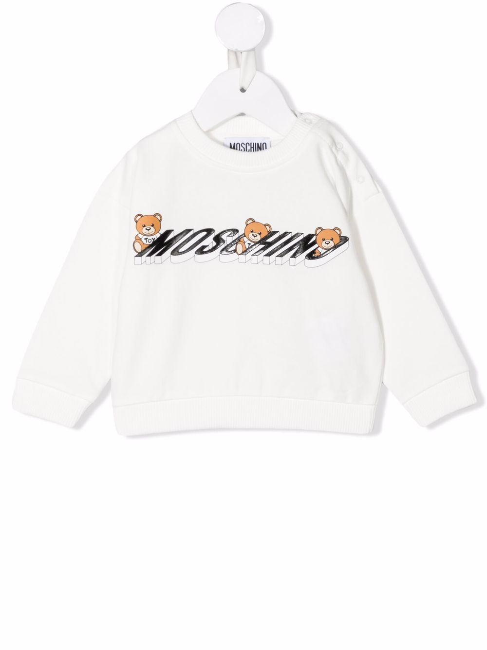 фото Moschino kids толстовка с логотипом