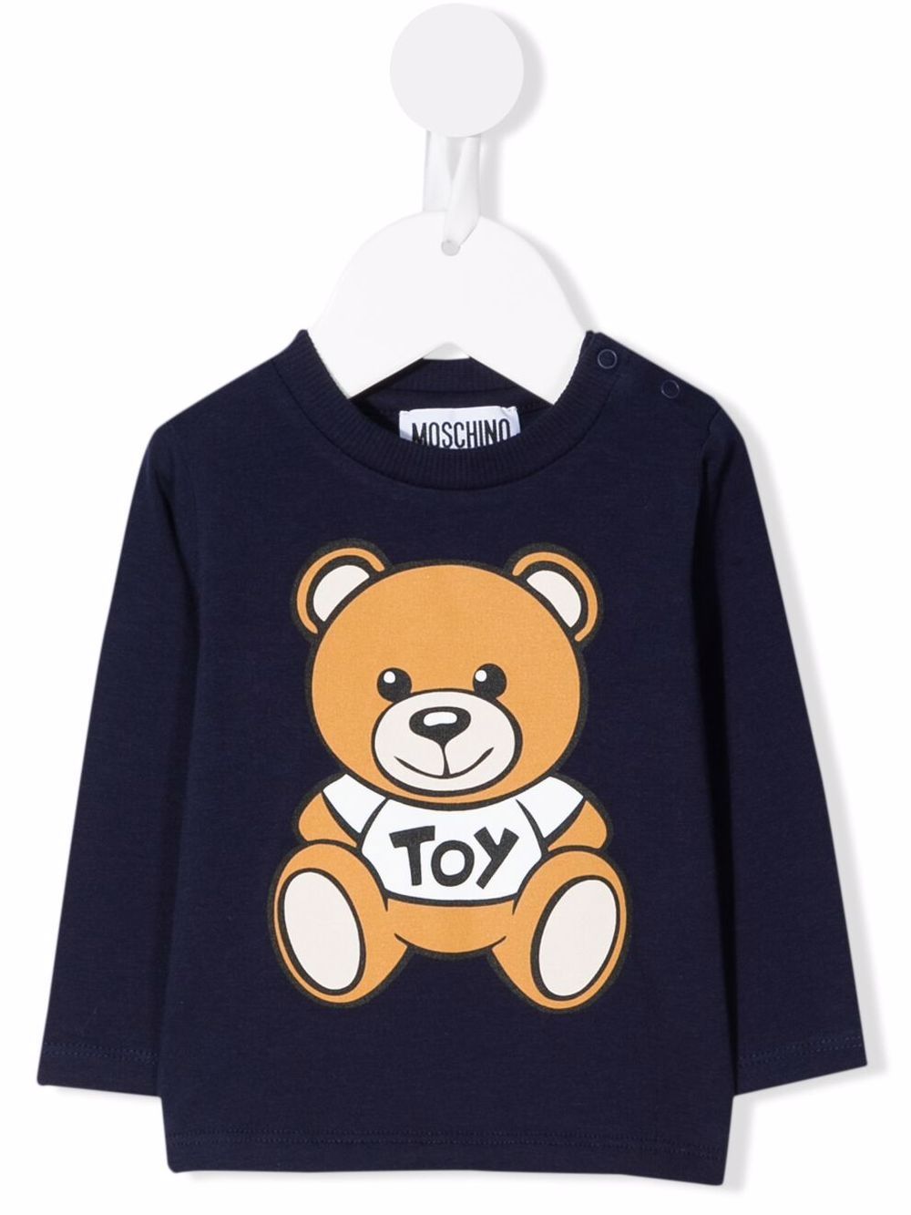 фото Moschino kids толстовка с принтом teddy bear