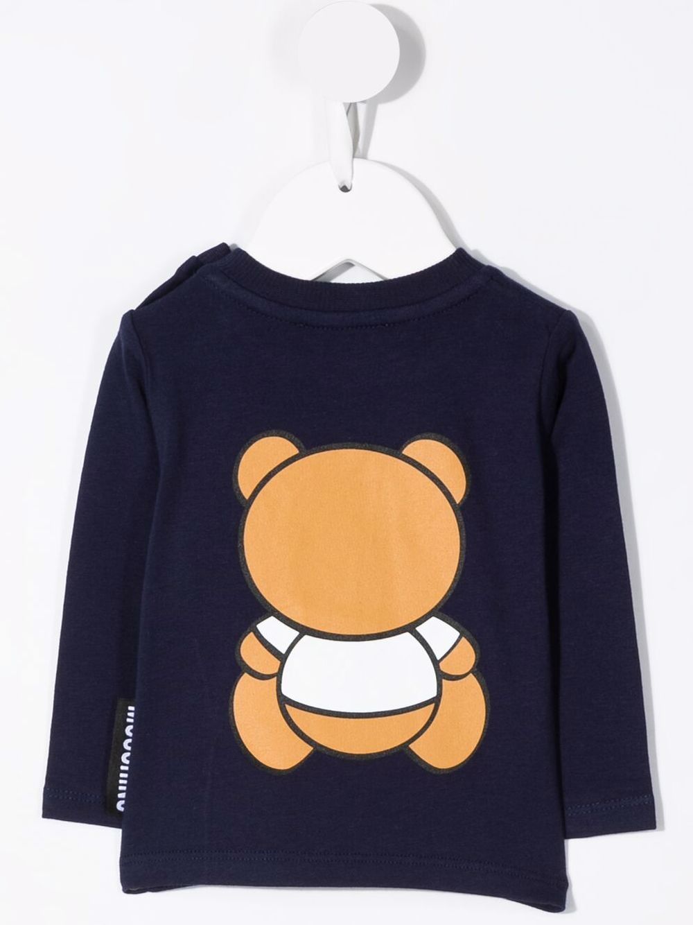 фото Moschino kids толстовка с принтом teddy bear