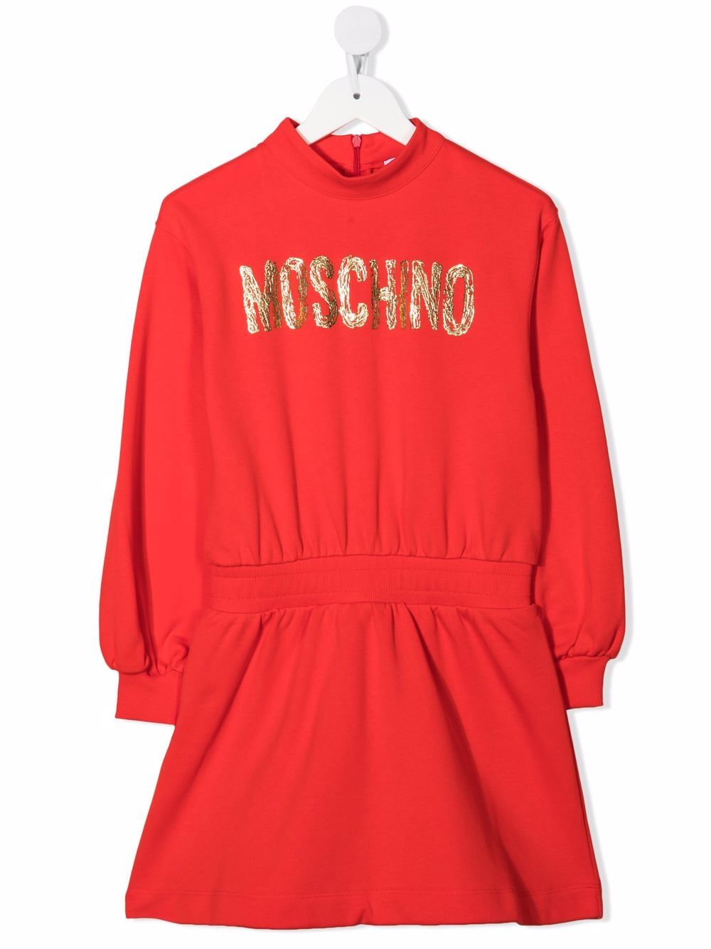 фото Moschino kids платье с логотипом