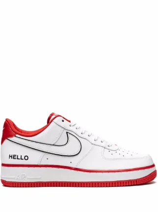 air force ones with red bottom