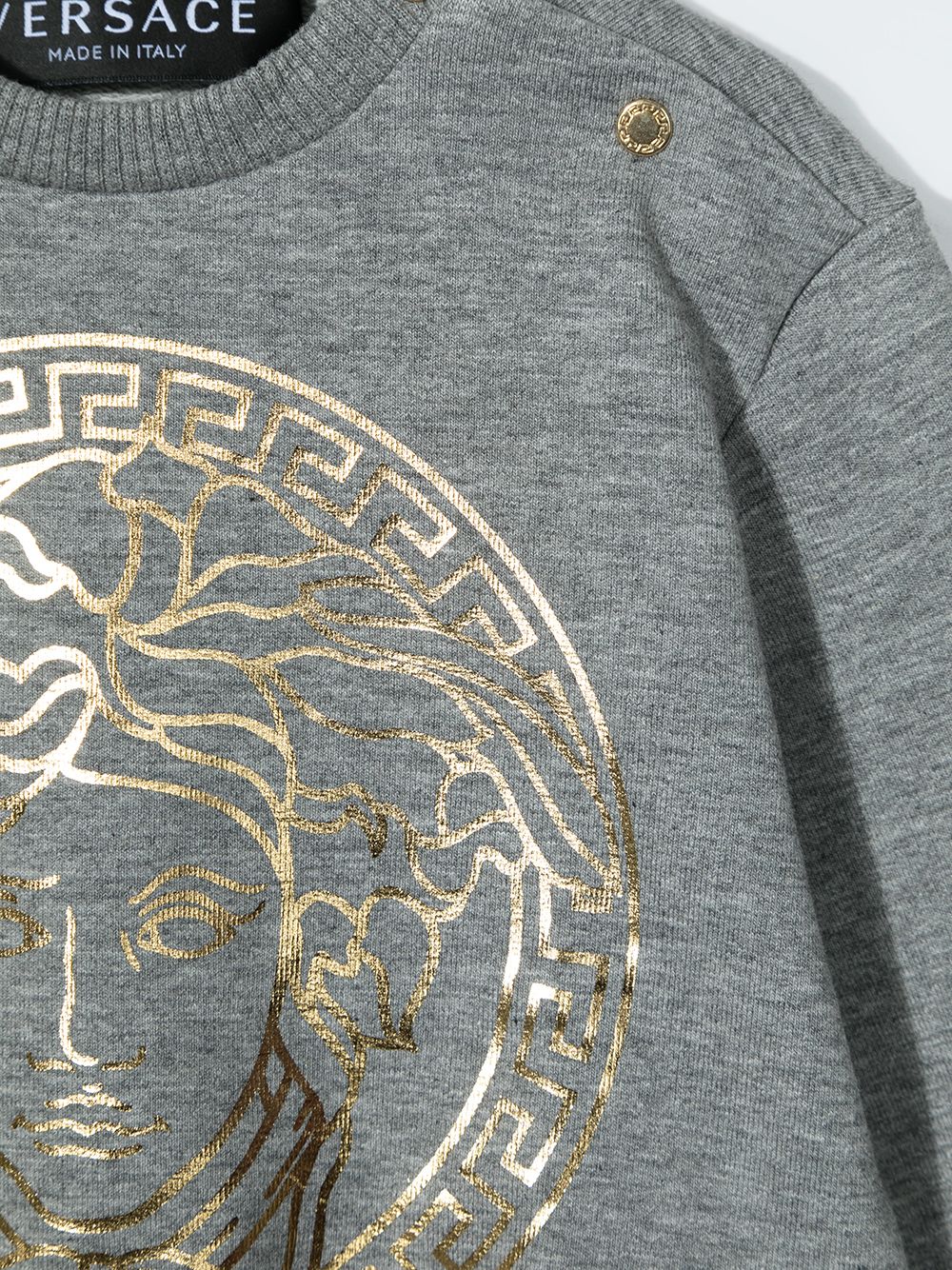 фото Versace kids толстовка с логотипом medusa