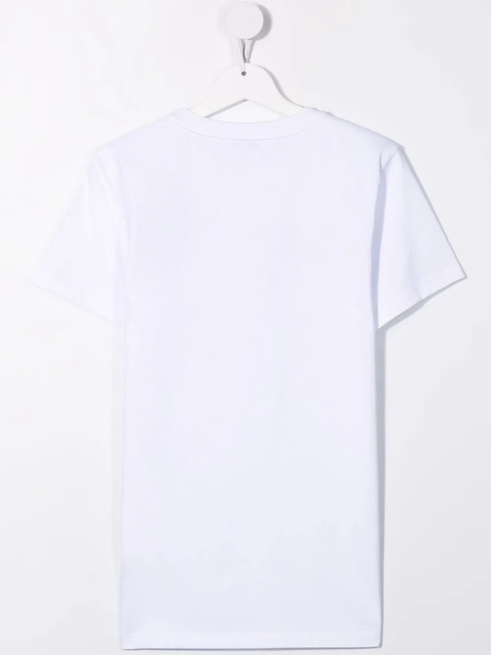 Givenchy White Cotton T-shirt With Multicolor Logo Print In White