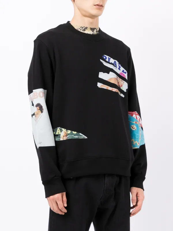 AMIRI Playboy Magazine Crew Neck Sweatshirt - Farfetch