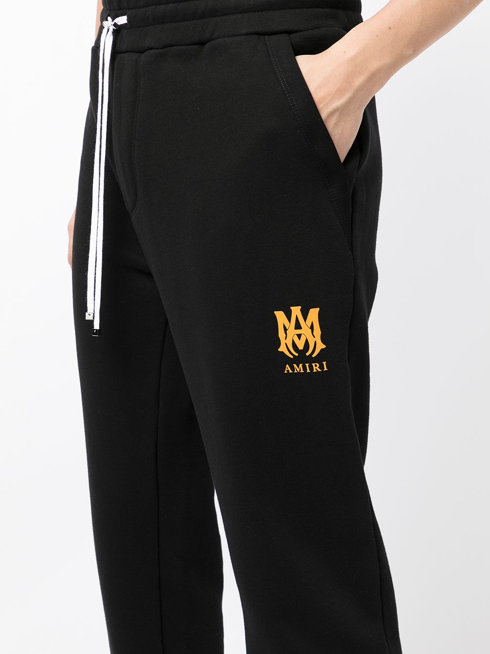 фото Amiri спортивные брюки с вышитым логотипом