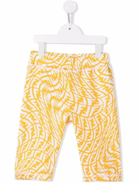 Fendi Kids Short com padronagem monogramada FF-Vertigo