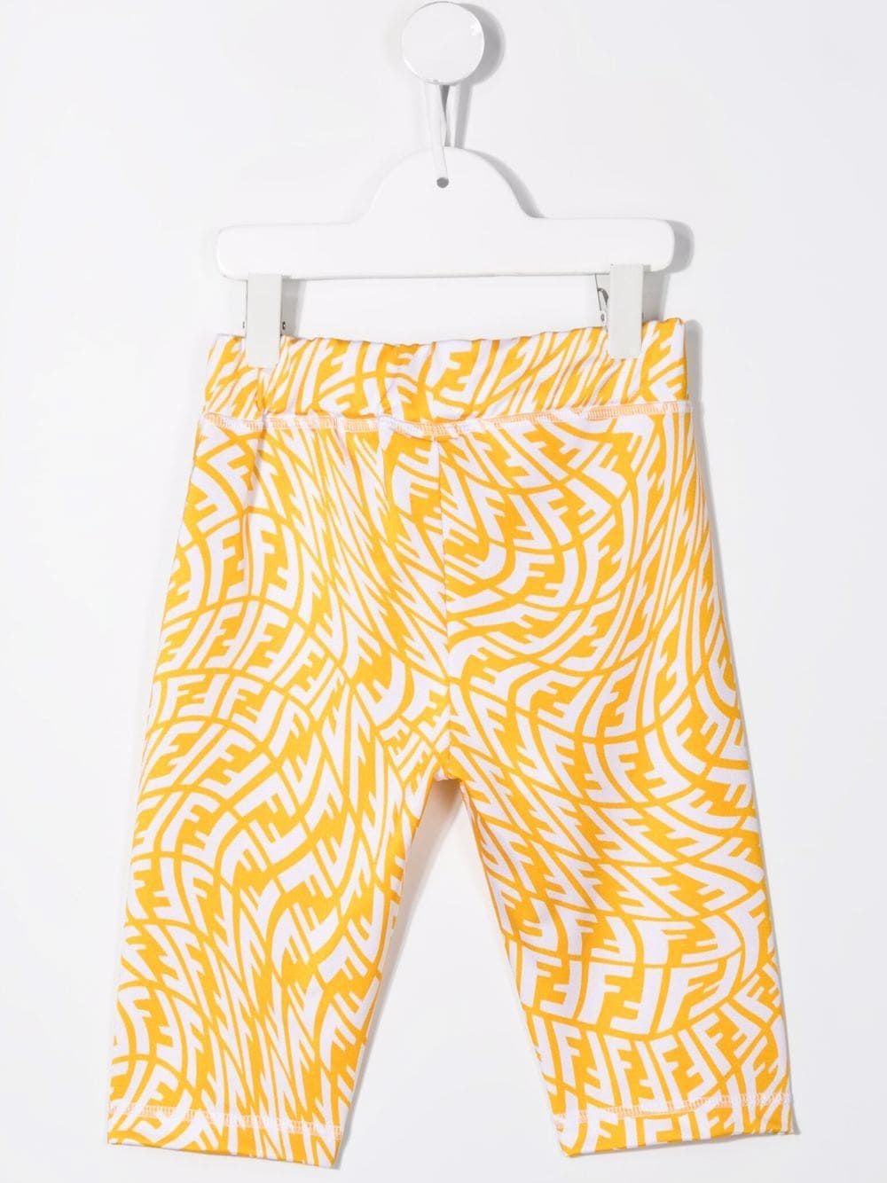 Shop Fendi Ff-vertigo Pull-on Shorts In White