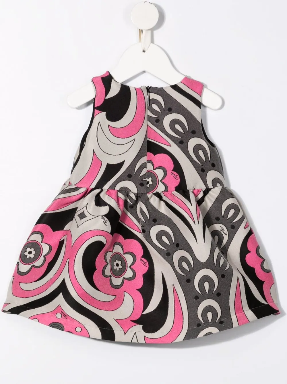 фото Emilio pucci junior платье без рукавов с цветочным принтом
