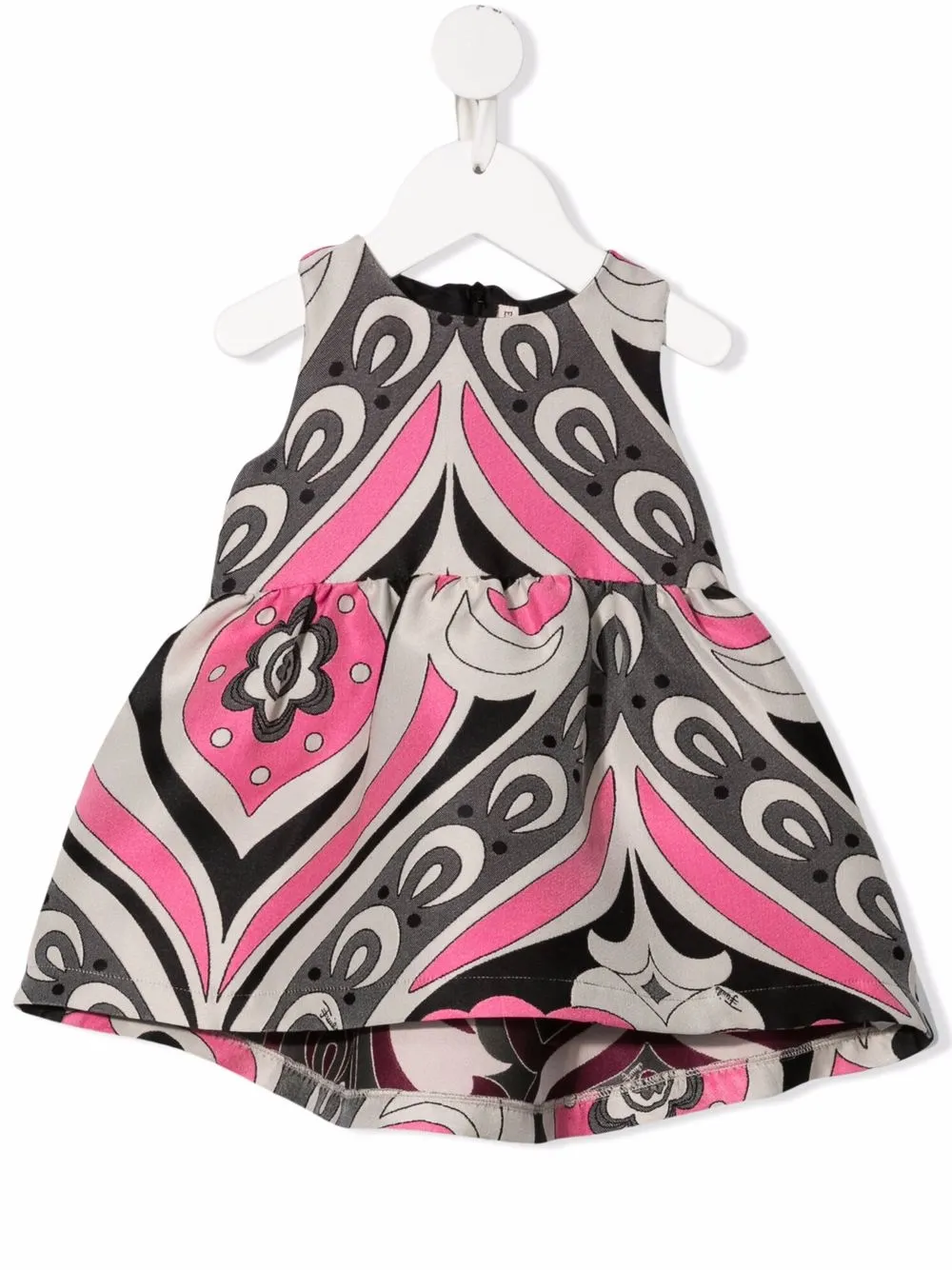 фото Emilio pucci junior платье без рукавов с цветочным принтом