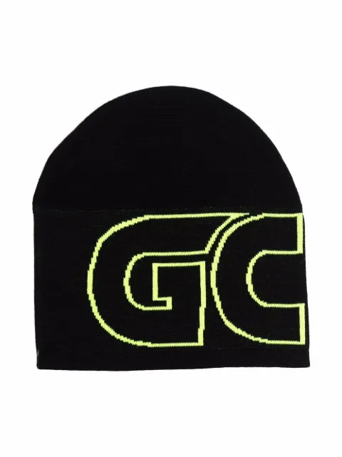Gcds Kids Gorro de tricô com estampa de logo