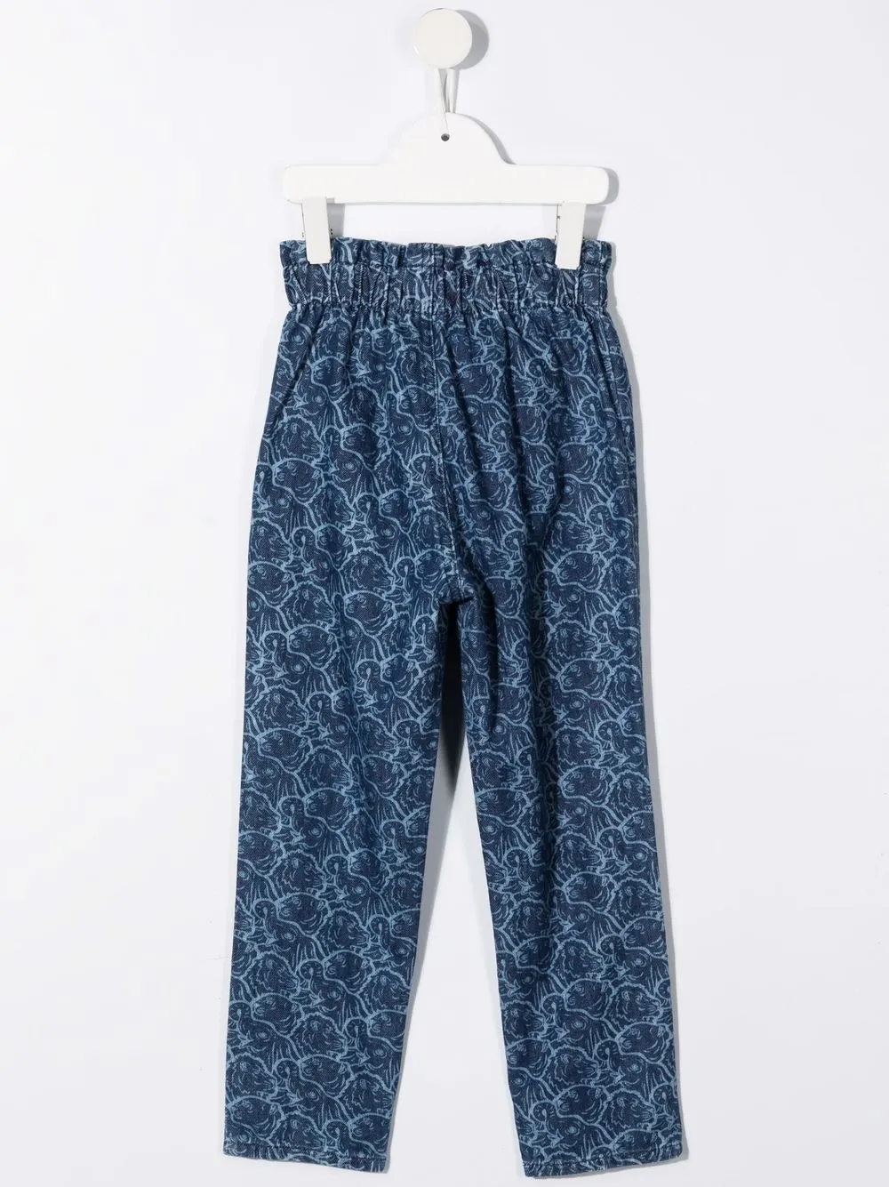 Kenzo Kids Jeans met dierenprint - Blauw