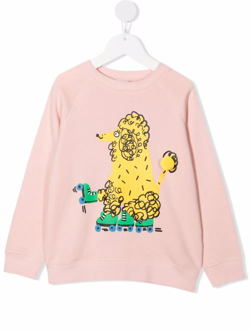 

Stella McCartney Kids sudadera con estampado de perro - Rosado