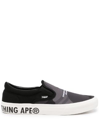 AAPE BY *A BATHING APE® ロゴ スリッポンスニーカー 通販 - FARFETCH