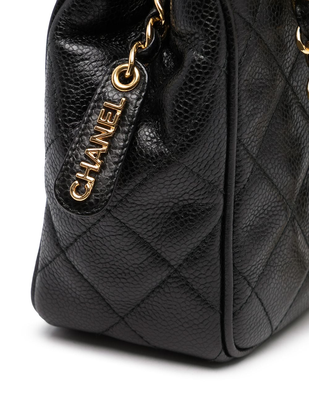 фото Chanel pre-owned стеганая сумка через плечо 1997-го года с логотипом cc