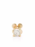 We by WHITEbIRD diamond post single earring - Gold