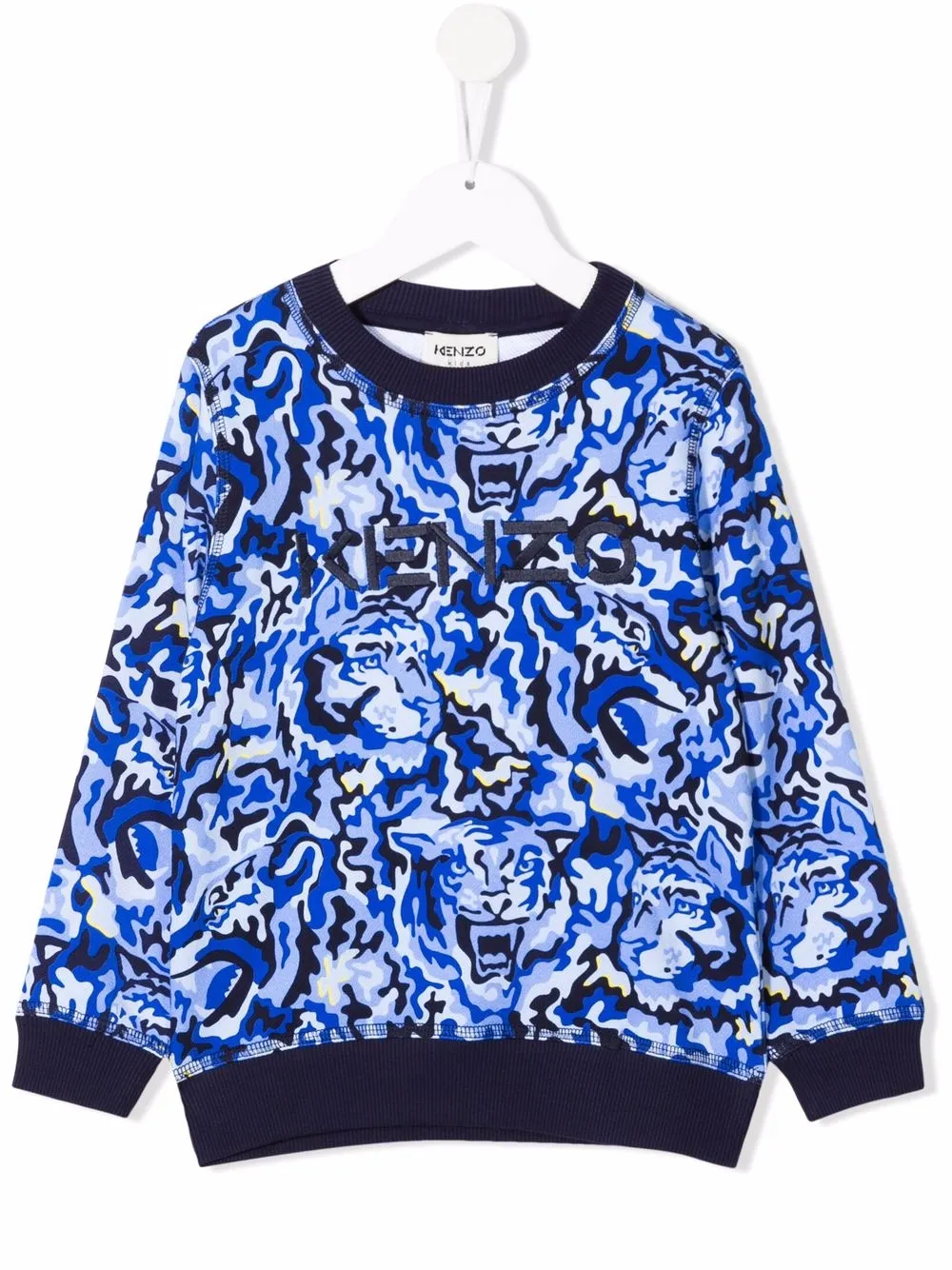 фото Kenzo kids толстовка с вышитым логотипом