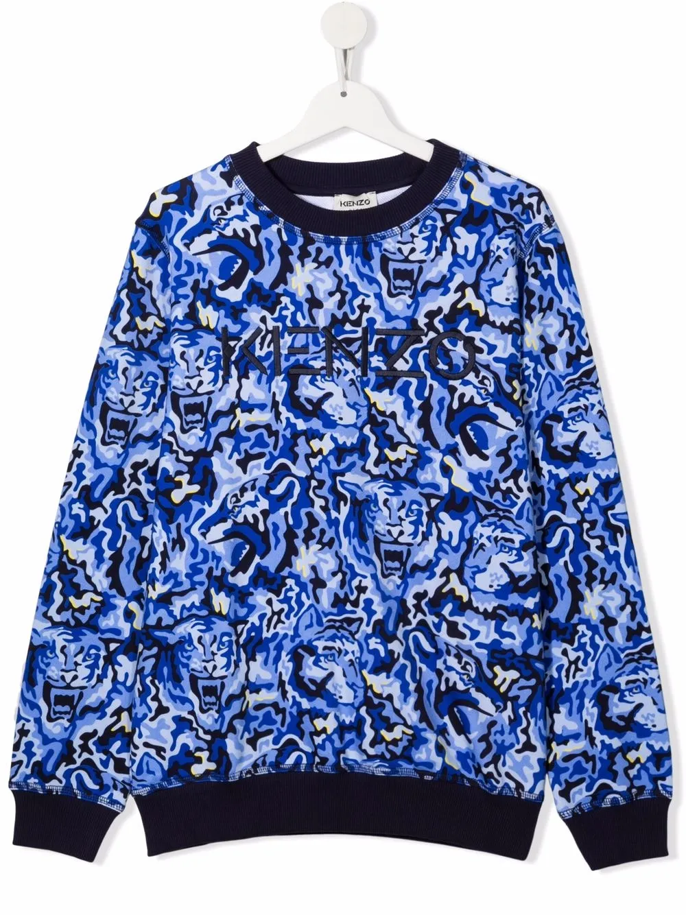 фото Kenzo kids толстовка с вышитым логотипом