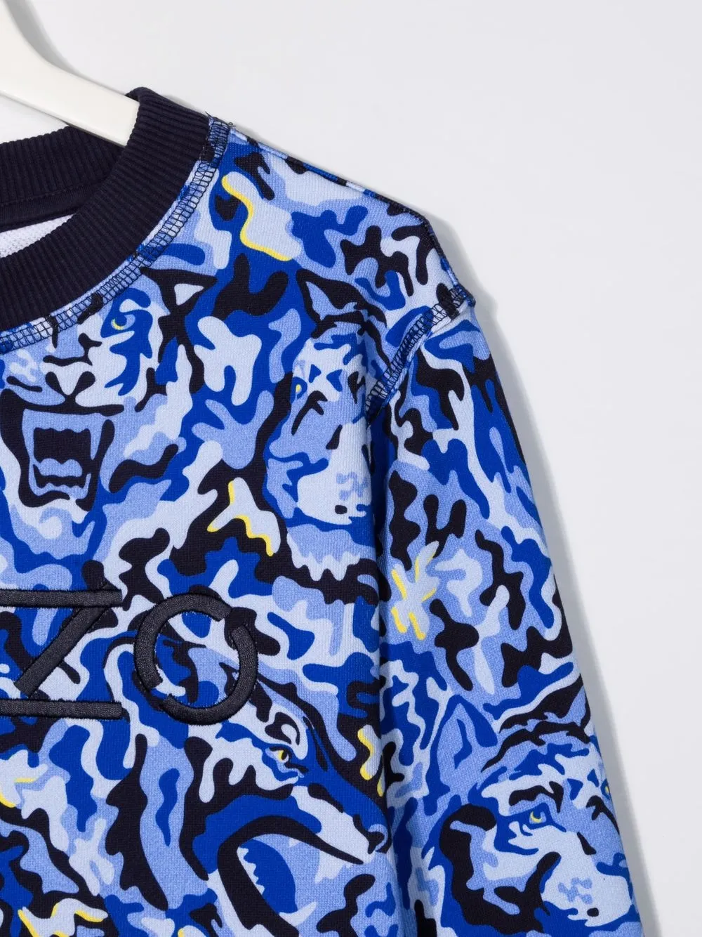 фото Kenzo kids толстовка с вышитым логотипом