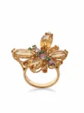 Dolce & Gabbana 18kt yellow gold Spring gemstone ring