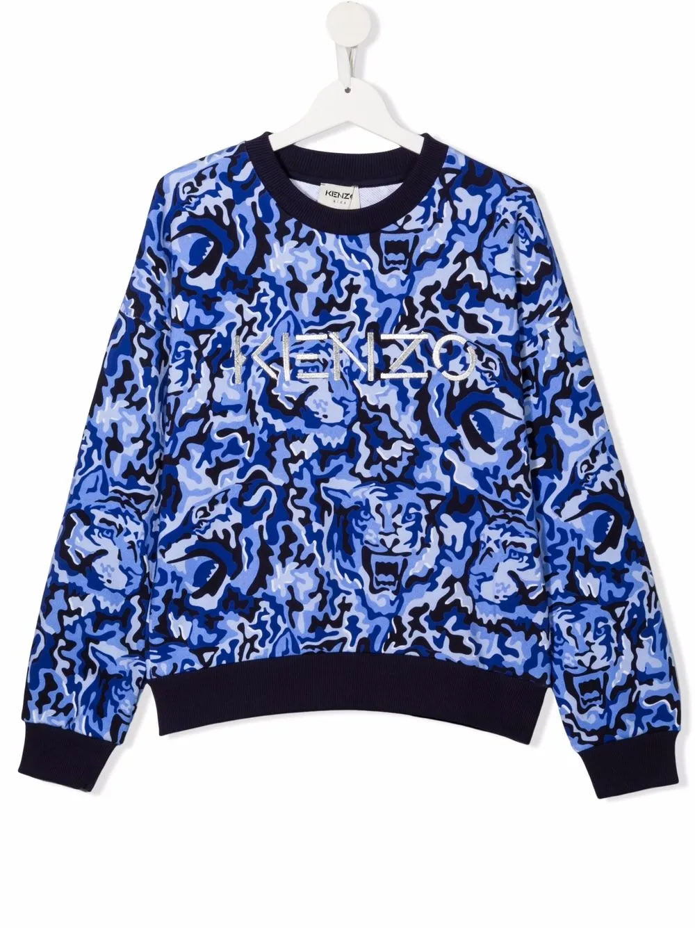 фото Kenzo kids толстовка с вышитым логотипом