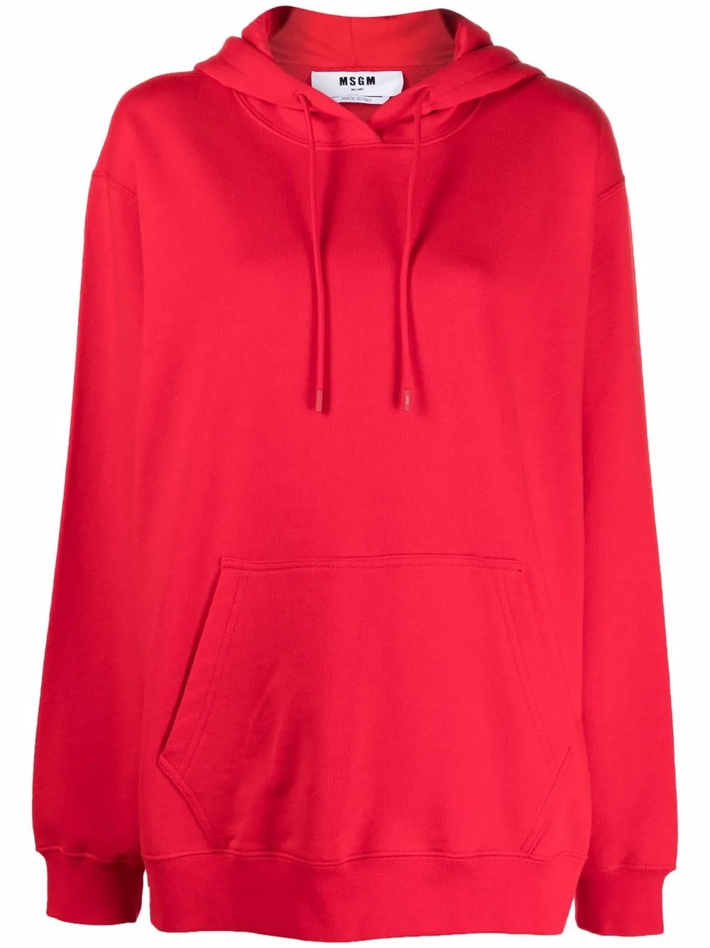 MSGM Hoodie met logoprint Rood