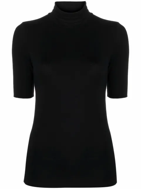 Majestic Filatures roll-neck knitted top