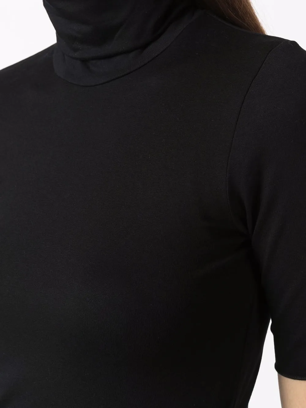 Majestic Filatures Gebreide top Zwart