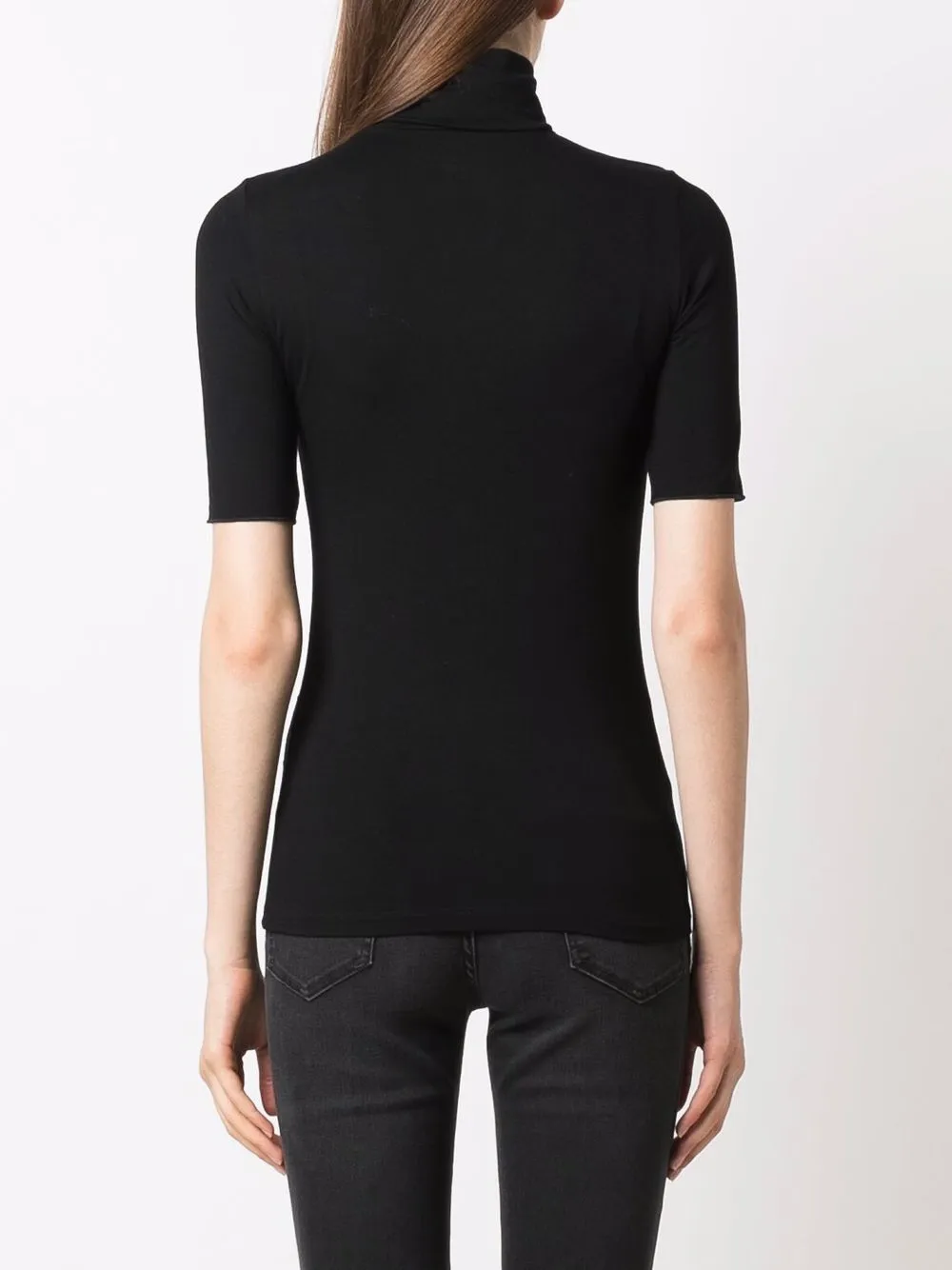 Majestic Filatures Gebreide top Zwart